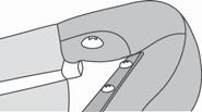 Install Plastic Stiffener in Pocket Close the header latches to secure the front of the top to the windshield.
