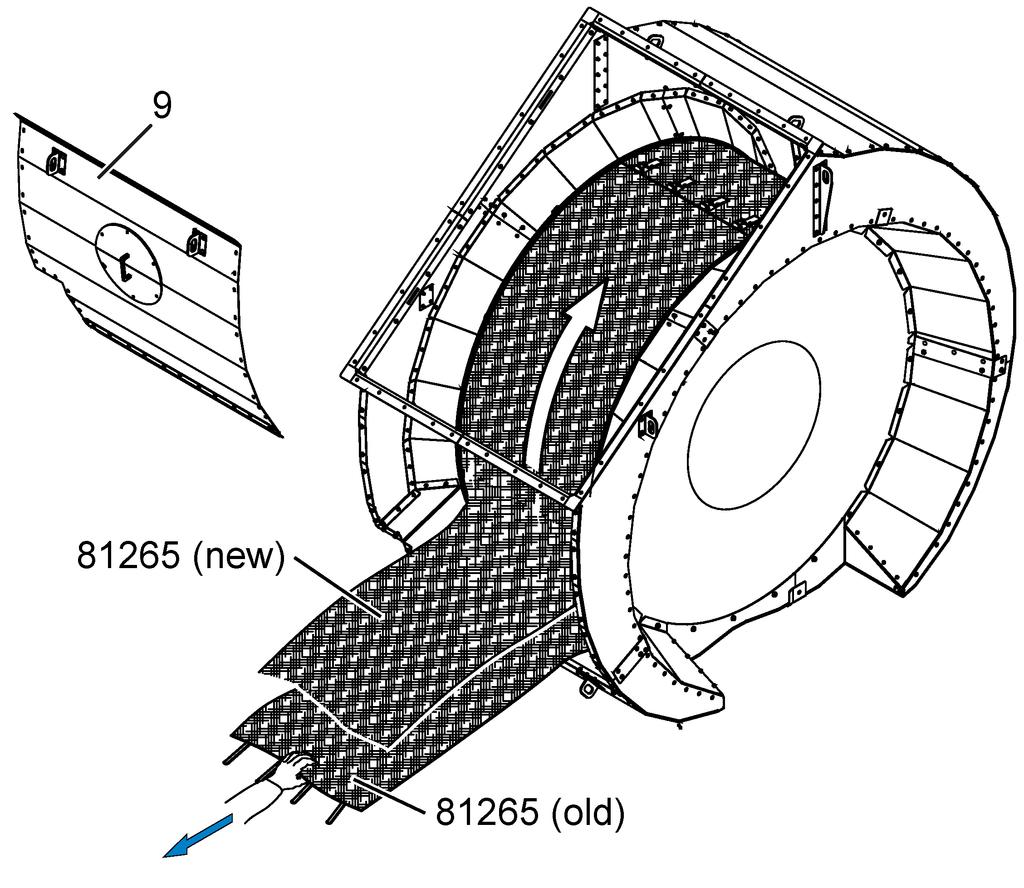 Figure 16: Fitting new filter ring Pull on the old