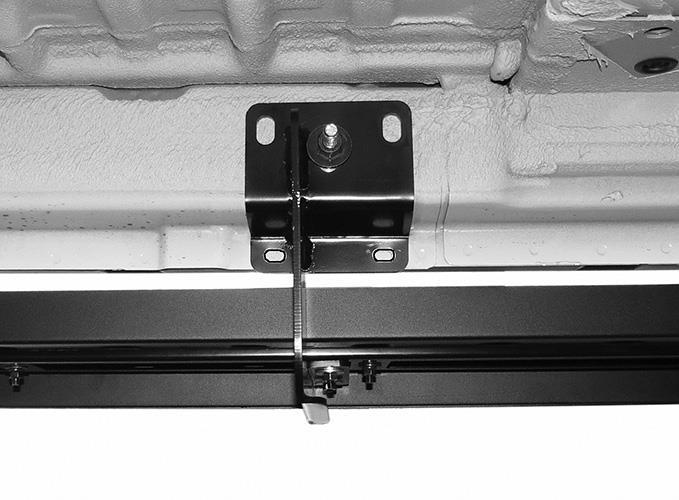 Mark location of bottom slots onto pinch weld 10mm