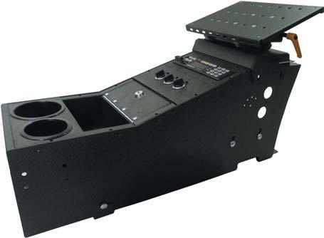 CONSOLES 901-0089A Console with sliding armrest Mount base for LT7600 (sold separately) Floorplate