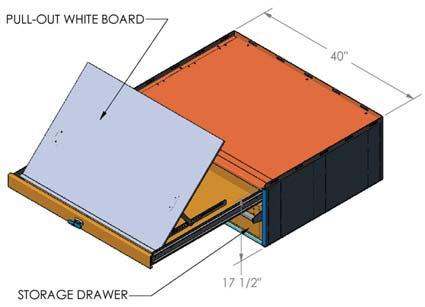 Single drawer for Ford Interceptor Explorer