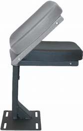 armrest Secures to equipment floor mounting