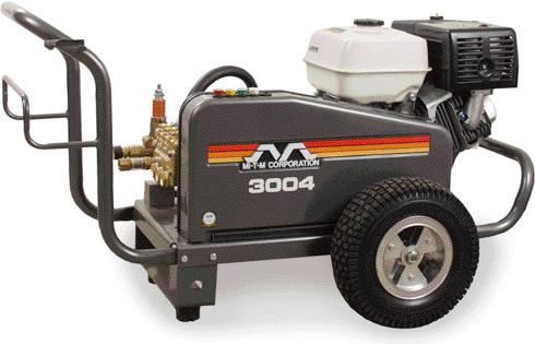CW Premium Series Gasoline - Belt Drive External bypass system allows more water into the system to protect from heat