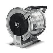 5 6.392-105.0 20 m 6 6.392-076.0 20 m Automatic stainless steel hose reel. With swivel holder.