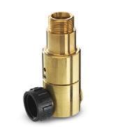 Protects the high-pressure cleaner from dirt particles contained in the water. Water flow rate up to 1200 l/h. Connector 1". Water supply hose Water supply hose 8 4.440-207.0 7.