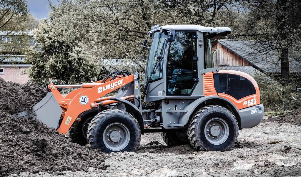 FIRST IMPRESSIONS COUNT! weycor wheel loaders are more than the sum of their parts. They reflect true passion, a fascination with technology and Made in Germany quality.