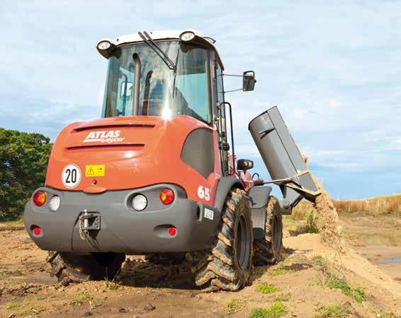 Small e. Big effect. ATLAS Weyhausen wheel loaders are more than the sum of their parts.