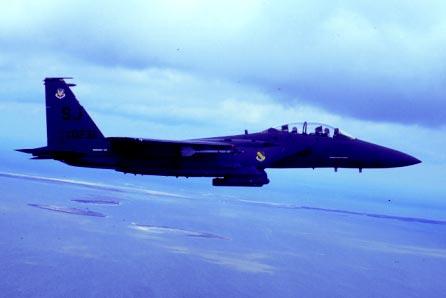 In one 11-day sortie surge during OIF, F-15Es from the 4th Fighter Wing carried 3.4 million pounds of munitions.