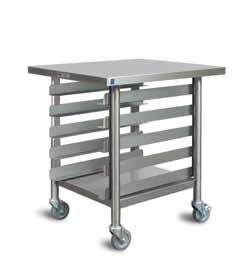 Slicer Table and Mixer Stand MX-52-R Accessory Rack SLICER TABLE 331-3424 MIXER STAND MX-29-TSS 121-23-29TSS MX-52-R MX-29-TSS 121-23-29TSS Mixer Stand Piper s Mixer or Tray Stand is versatile and