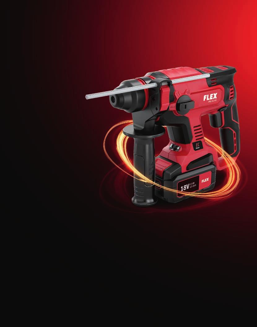 EC-Motor Technology The specialist for hard work Mega-power The new 18.0 V CHE 18.0-EC cordless rotary hammer drill The CHE 18.