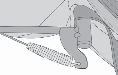 Secure Cable Spring Hook the Cable Spring to the bracket on the bow and use pliers to crimp the