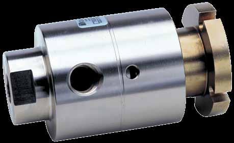 165 SERIES TWO-PORT ROTARY UNIONS Operating Parameters MEDIA Water, Air, Hydraulic Fluid 2,9 psi 25 F 1,5 PRESSURE* TEMPERATURE* SPEED* THREADS 1/4 Inch to 1 Inch NPT BSP & BSPP Available MATERIAL