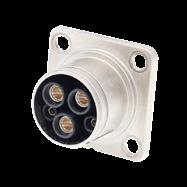 RECEPTACLE EX 403 All connectors do not include contacts. Please order them separately (ref: P/N below) Socket contact (Ø 3.