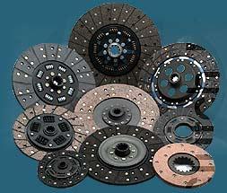 13. Clutch disc facing material is to the wave or springs