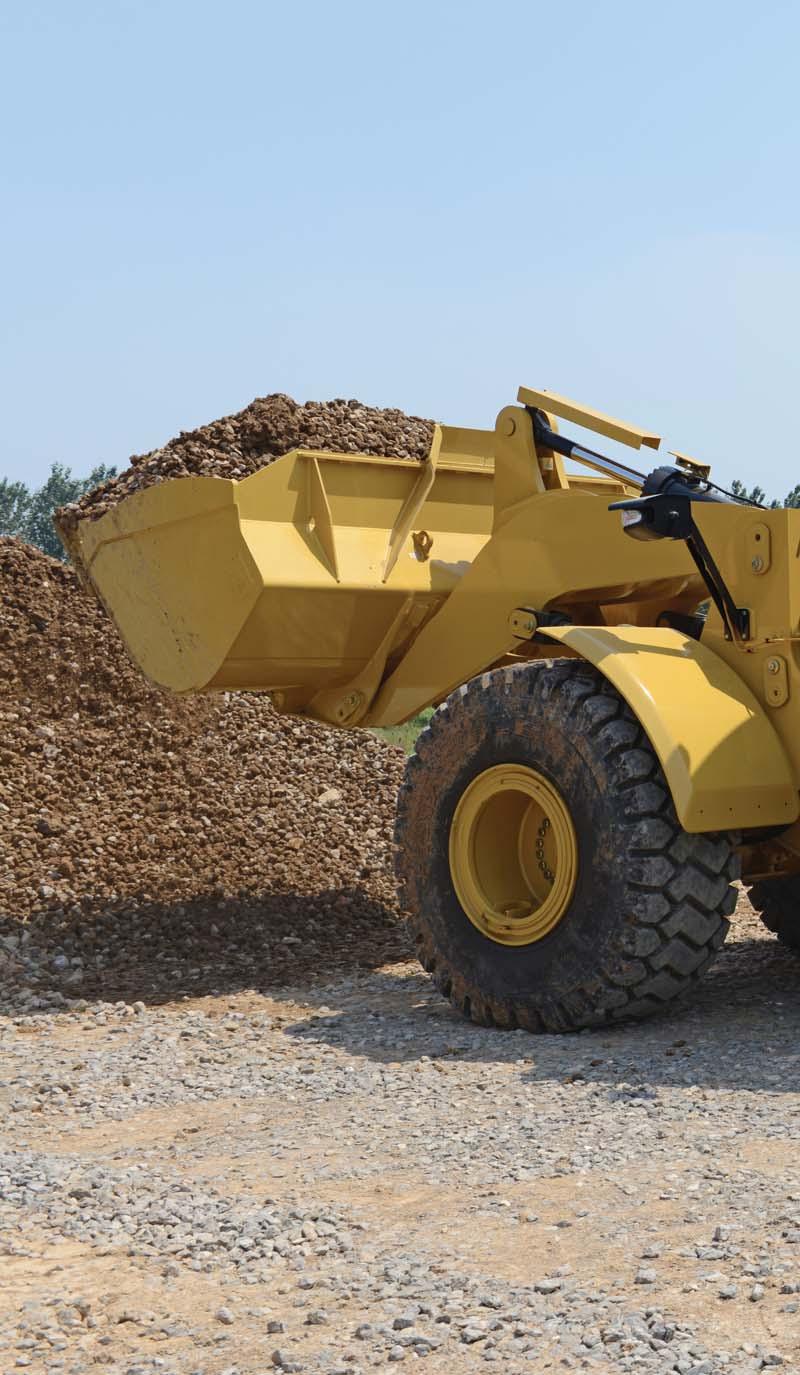 950 GC Key Features and Benefits Linkage The proven Cat Z-bar linkage geometry with Performance Series Buckets offer excellent penetration into the pile and high breakout forces.