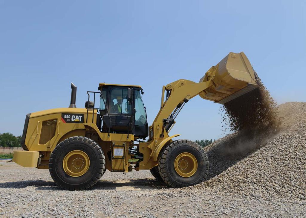 Power Train Powerful Efficiency. Cat C7.1 Engine The 950 GC is powered by a Cat C7.