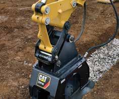 Cat attachments are engineered to work with Cat construction equipment for greater balance and operator safety.