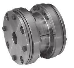 Rexnord Thomas Flexible Disc s Close-Coupled Series 54RDG Series 54RDG couplings are reduced diameter gear and grid replacement couplings.