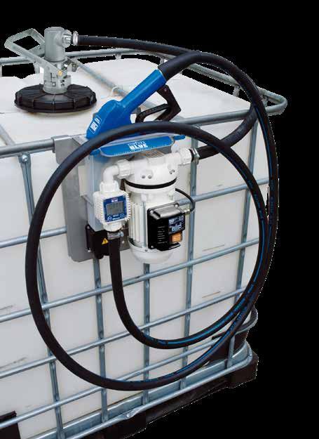 Electric Pump Closed Tote/IBC Dispensing Systems CONTAMINANT-RESISTANT The closed system dramatiy reduces the risk of SCR engine contamination.