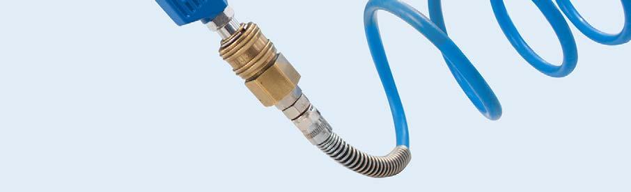 10 m (33') with quick connect coupling, see Technical Data on page 8). The spark plug cleaning device will then be ready to use and must be used with the required level of care.