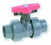 Spears True Union 2000 Industrial Vented Ball Valve Description: In-line double union ball valve Maximum Fluid Pressure at 20 C: Sizes 1 /2 to 2-16 bar; sizes 2 1 /2 to 4-10 bar All sizes flanged -