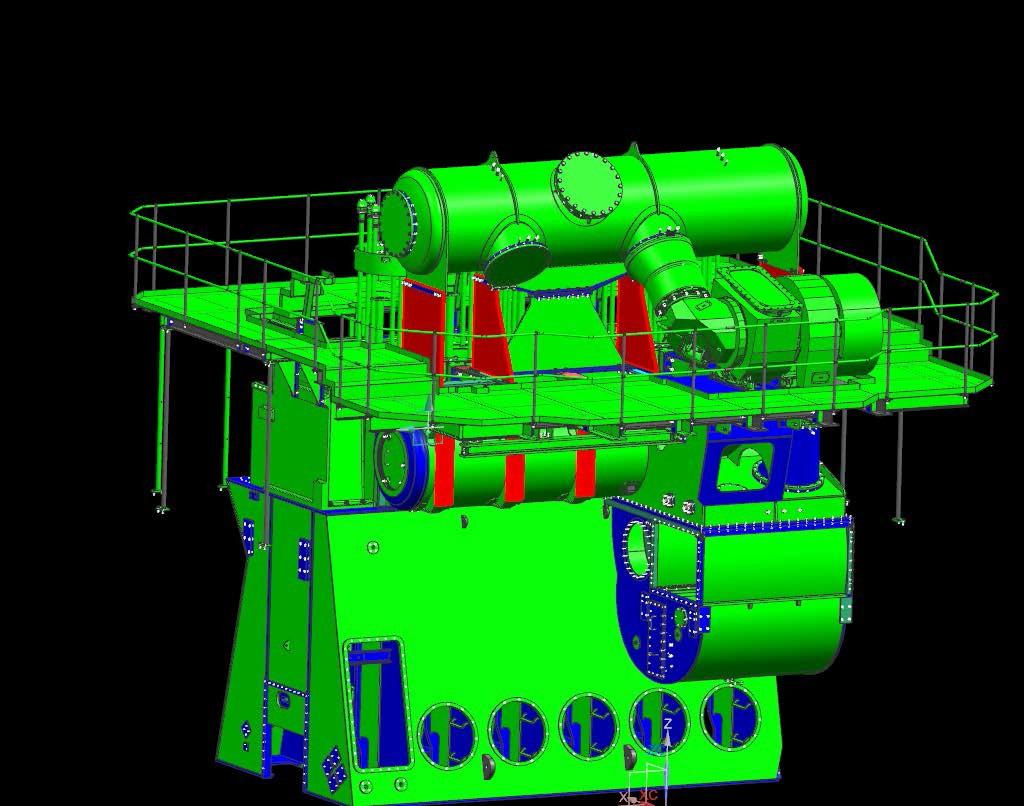 Tier III HP-SCR Prepared Engine Concept Retrofitting Mechanical supports added for SCR installation MAN