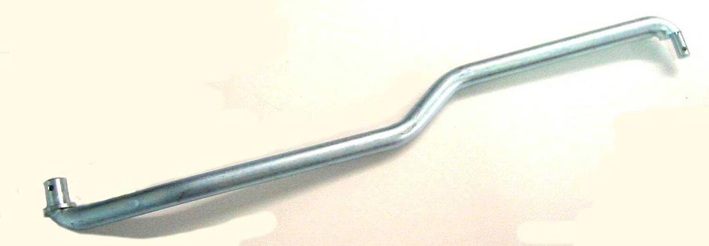 THESE RODS GO FROM THE Z BAR TO THE CLUTCH PEDAL. THEY FEATURE A SILVER ZINC PLATED FINISH 47.