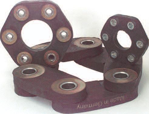 Reinforced rubber disc couplings Hexaflex 100-2250Nm 313..2.1 The HexaFlex coupling is very easy to mount. The flexible element can be removed without axial hub movement.