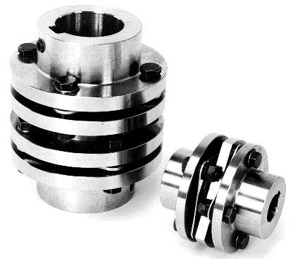 Metal disc couplings Servoflex type 318 35-500Nm Backlash-free and torsionally rigid Maintenance free Stainless steel pre-assembled disc packs High speed capacity Suits -40 o C to +270 o C ambients