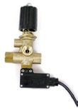 5 oz weight MG4000 Series Unloaders Forged Brass Body 3/8" FPT inlet, outlet & bypass Auxiliary 1/4" outlet 10 GPM Can be used as (NO) Normally Open or (NC) Normally Closed Use for time delay shut
