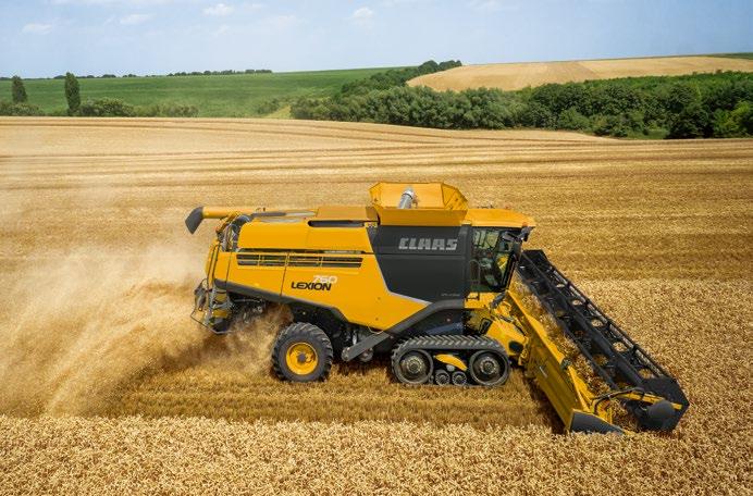 4-link axle. More maneuverability. TERRA TRAC. Full suspension. Engine + Ground drive 4-link axle. POWER TRAC. TERRA TRAC. The industry s first suspended rear combine axle, developed by CLAAS, sets a new standard for combine steering axles.