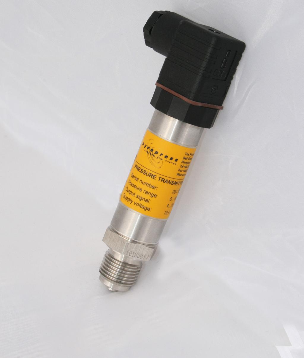 PRESSURE PYRP-28 INDUSTRIAL & INTRINSICALLY SAFE PRESSURE The PYRP-28 pressure transmitter is suitable for the measurement of pressure, vacuum and absolute pressure of gases, vapours and liquids for
