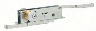 wind or airconditioning pressures. 1875 Two-Point Deadlock provides security for roll-up doors, security screens, or similar.