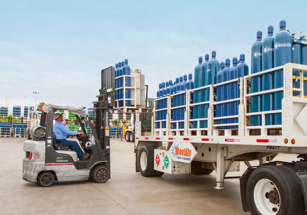 Custom truck bodies were designed specifically to handle WestAir s tanks and other products. Together, WestAir and Ryder are on the road to a cleaner and safer future.
