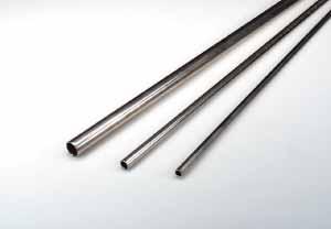 STAINLESS HARD LINE This 304 stainless steel hard line is annealed making it very easy to bend and work with. Finished installation is sanitary, compact and durable.