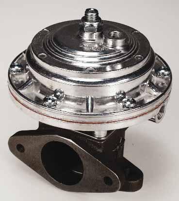 For higher boost levels, a dial-a-boost is necessary. (See Pg. 117). C76-150 BLOW OFF VALVE $179.95 C76-158 STEEL WELD-ON FLANGE $8.95 C76-159 ALUM WELD-ON FLANGE $8.