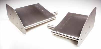 Durable all aluminum construction includes our superior quality CNC machined ribs. Select tip plate profile and include letter at the end of part number (Ex.