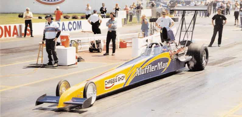 Richard Montiel (Riverside, CA) in his top fuel record