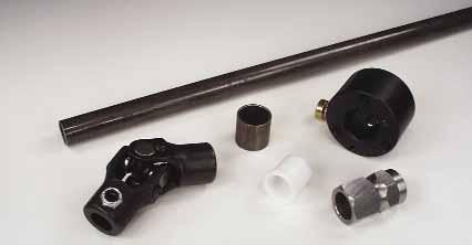 Drop dimension is from bottom of axle to center line of spindle. Stiletto bosses measure 2 tall, SPE bosses are 1.875 tall. C42-040 3/4" DIAMETER KIT $100.95 Kit Includes: 1-pc 3/4 x.