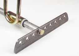 dia. holes. C42-512 18" LONG LEVER W/ POLISHED GRIPS $72.95 C42-514 18" LONG LEVER W/ RED GRIPS $72.