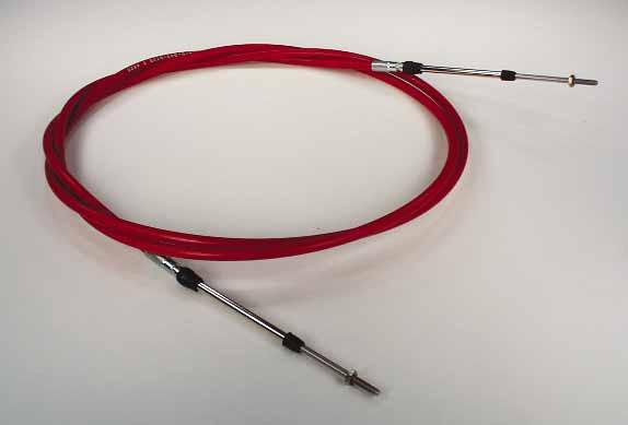 Cables Morse Positive, smooth operating Morse cables are sealed and internally lubricated.
