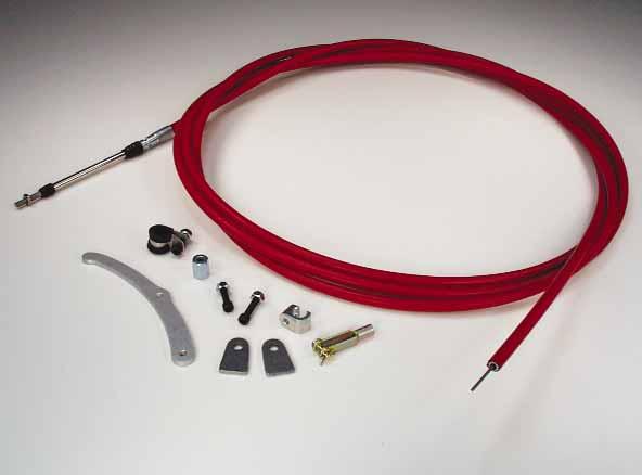 DRAG CHUTE CABLE KIT Cables Morse Packaged in a convenient kit to simplify installation of