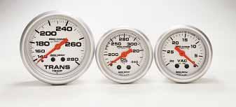 Auto Meter ULTRA-LITE SERIES 2-1/16 & 2-5/8" ULTRA-LITE GAUGES Gauges All aluminum construction greatly reduces the weight of these premium race gauges, making them the hottest new instruments in the