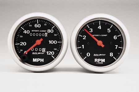 The tachometer includes a rugged air core meter movement for accurate, fast action response.