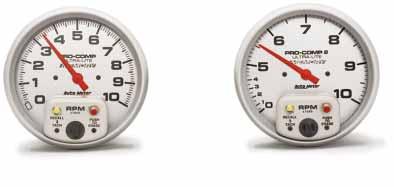 The tach includes a rugged air core meter movement for accurate, fast action response. The speedometer includes a trip odometer to help measure mileage.