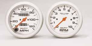 highest rpm attained during a race. The dual-range version utilizes a professional dial design that emphasizes the critical racing rpm range.