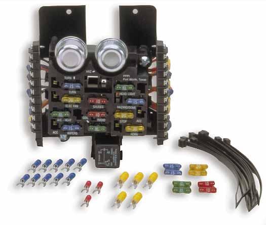 Painless UNIVERSAL FUEL PUMP RELAY KIT Prevents voltage drops, while maintaining constant fuel pump pressure and saves electrical system damage from amperage overloads.