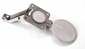 Complete kit includes aluminum door, stop flange, hinge, and all mounting hardware.