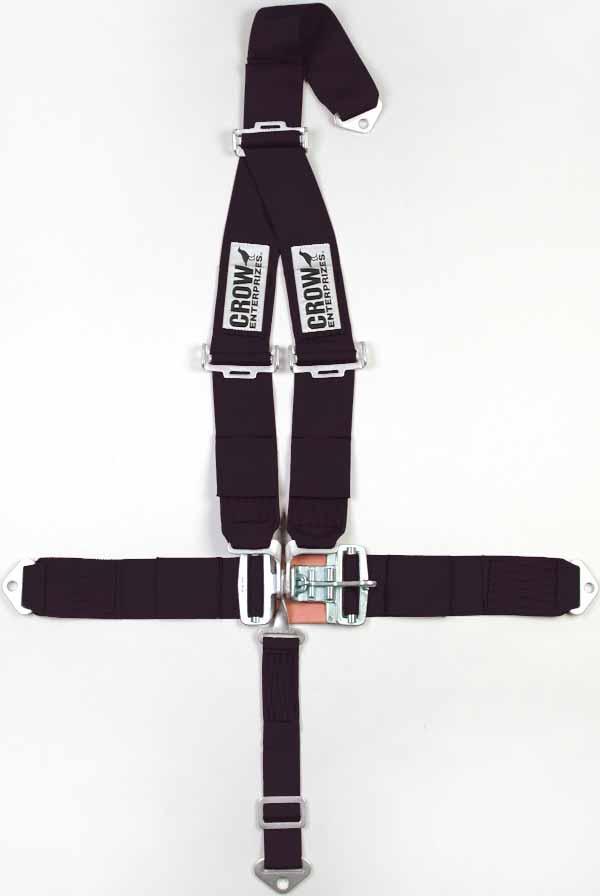 LATCH AND LINK RESTRAINTS These 5-way driver restraints feature a 55 long 3 wide seat belt with pull