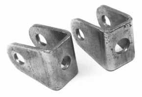 tube MILD STEEL CLEVIS LINK BRACKET A B SOLD IN PACKS OF 2 DISCOUNTED HOLD C-C PRICE PER PACK PART # DIA THICKNESS LENGTH 1-25 26-50 51+
